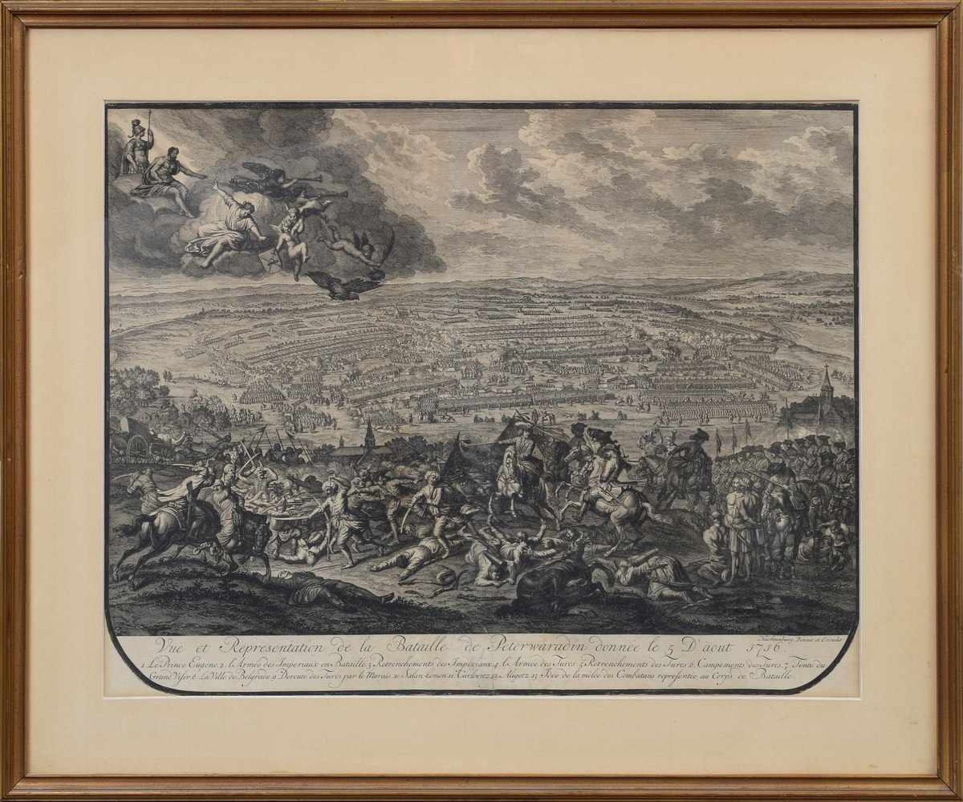 9 Diverse Huchtenberg, Jan van (1647-1733) "Vue et Representation de la Bataille de Zenta ( - Bild 12 aus 21