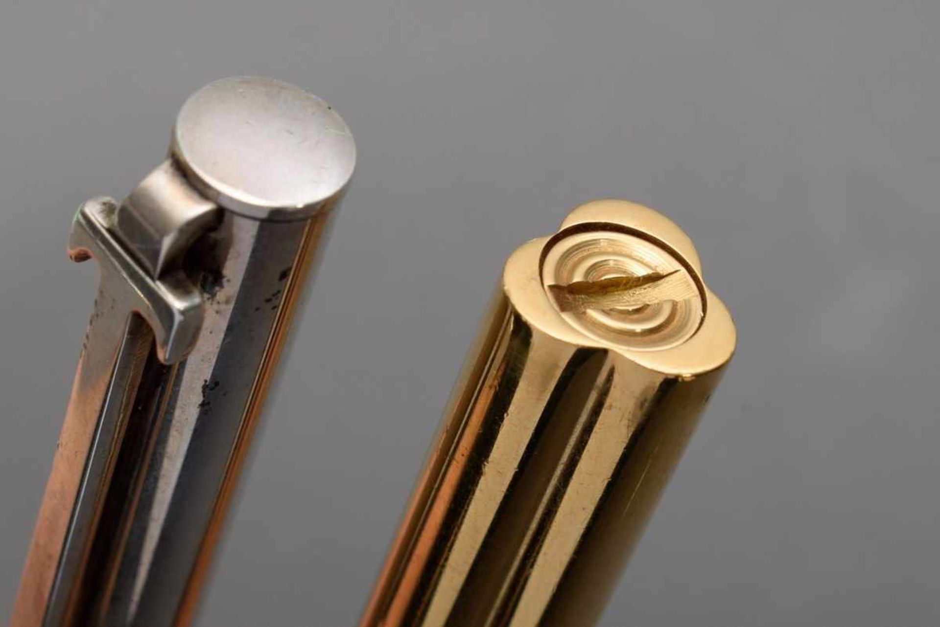 2 Diverse Teile: vergoldeter Bulgari Kugelschreiber in Dreipassform und Tiffany Kugelschreiber - Image 4 of 4