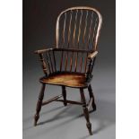 Schlichter Windsor Sessel, H. 43/101cmPlain Windsor armchair, H. 43/101cm- - -16.00 % buyer's