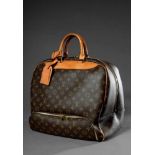 Louis Vuitton „Monogram Canvas“ Reisetasche "Evasion" mit extra Schuhfach, nummeriert: V10042, ca.