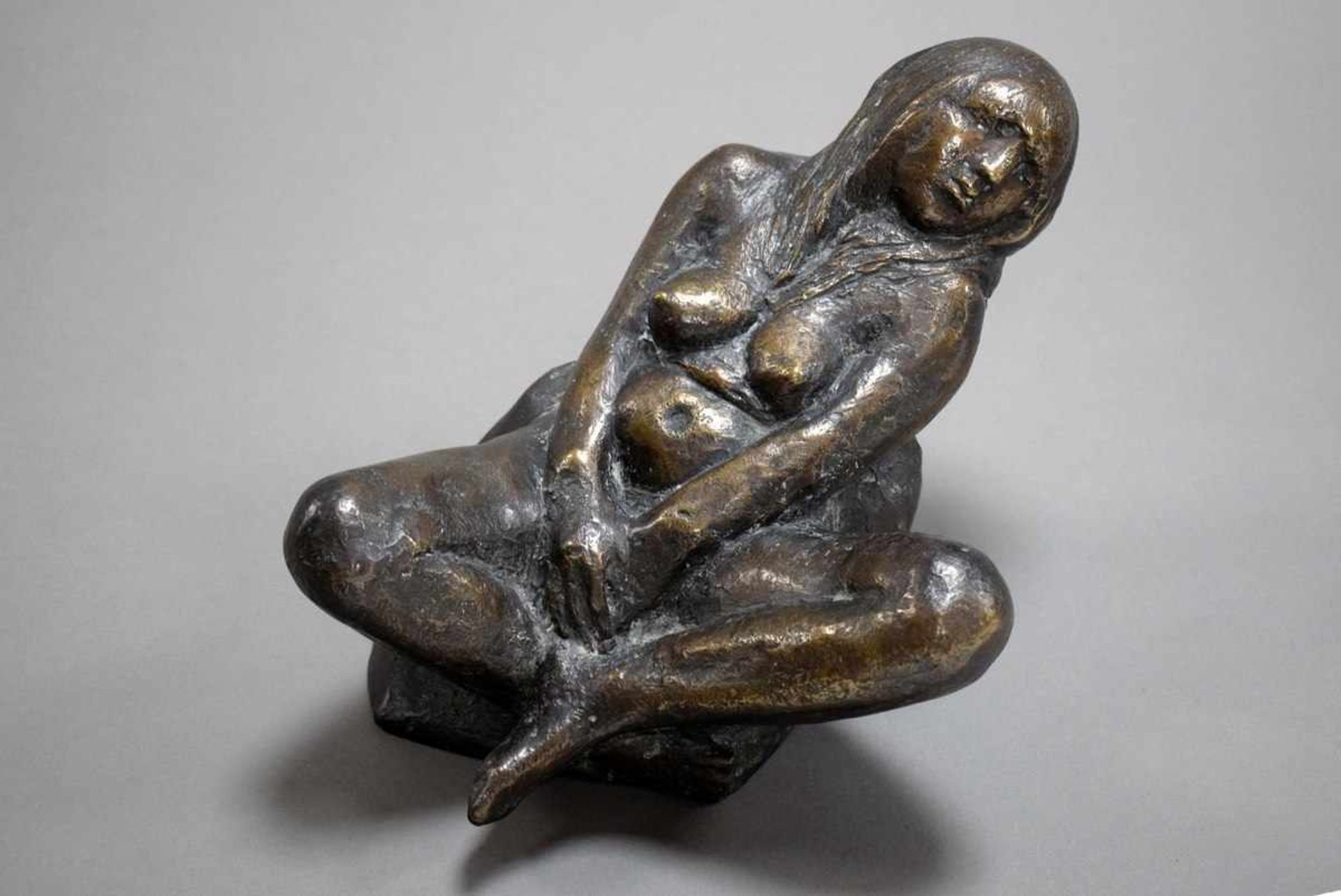 Grzimek, Waldemar (1918-1984) "Badende", Bronze, monogr., Hohlguss, H. 19cmGrzimek, Waldemar (1918-