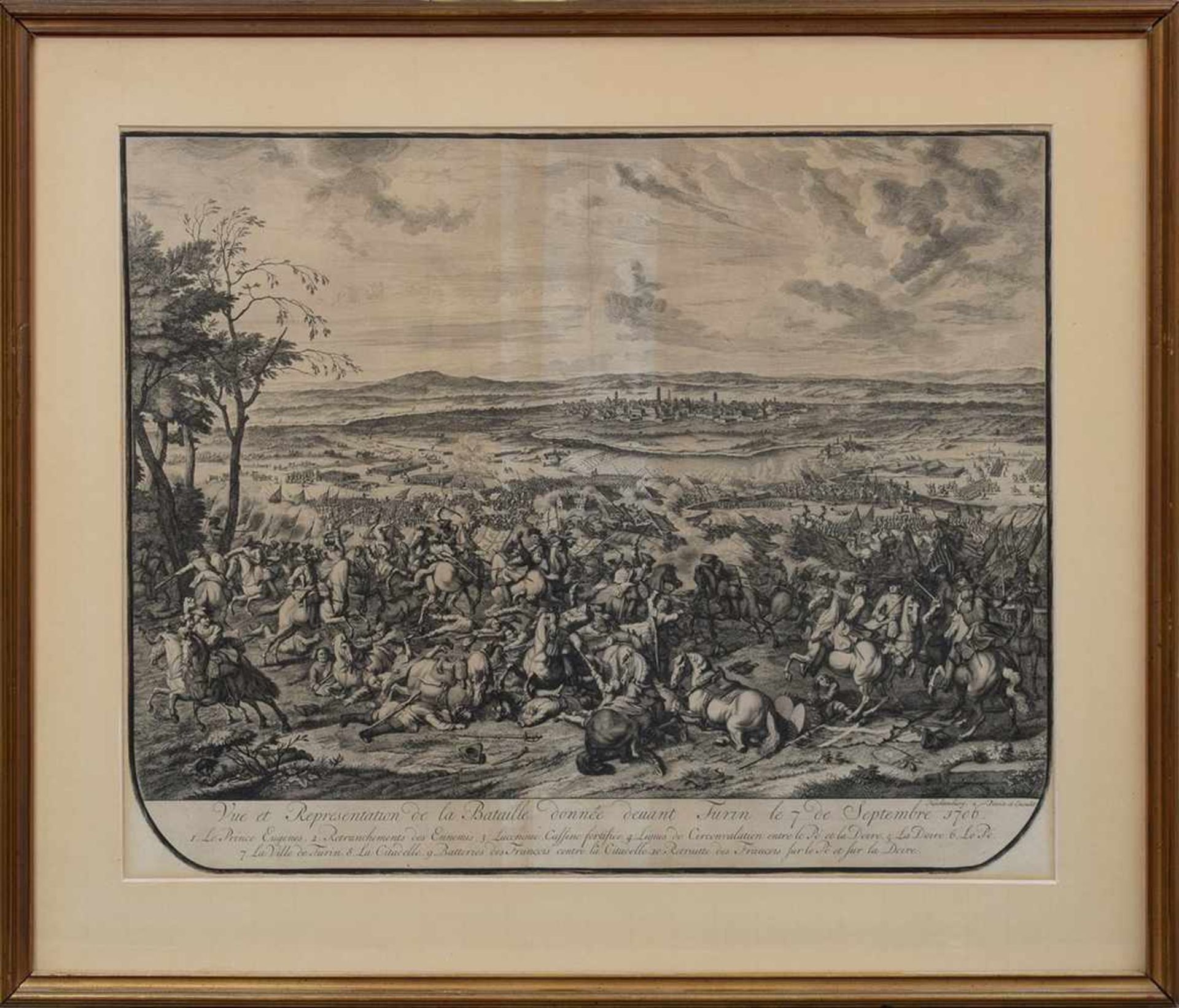 9 Diverse Huchtenberg, Jan van (1647-1733) "Vue et Representation de la Bataille de Zenta ( - Bild 11 aus 21