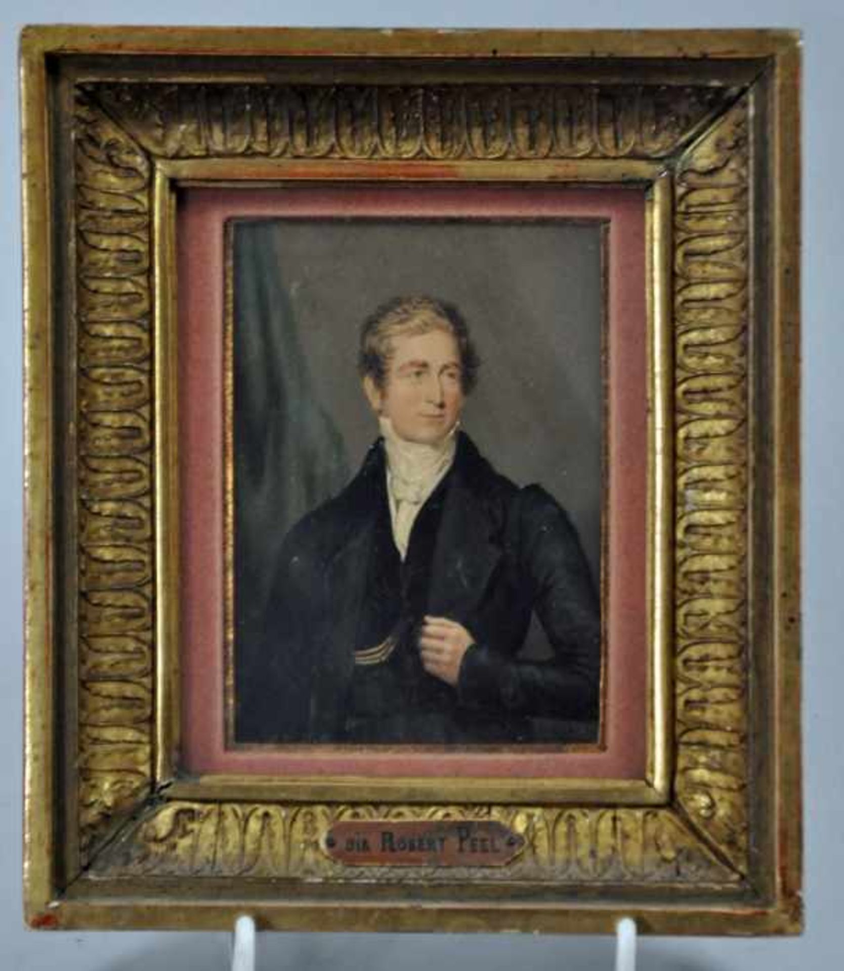 BAXTER George (1804 Lewes - 1867 London) "Sir Robert Peel", Halbportrait des ehemaligen - Bild 2 aus 2