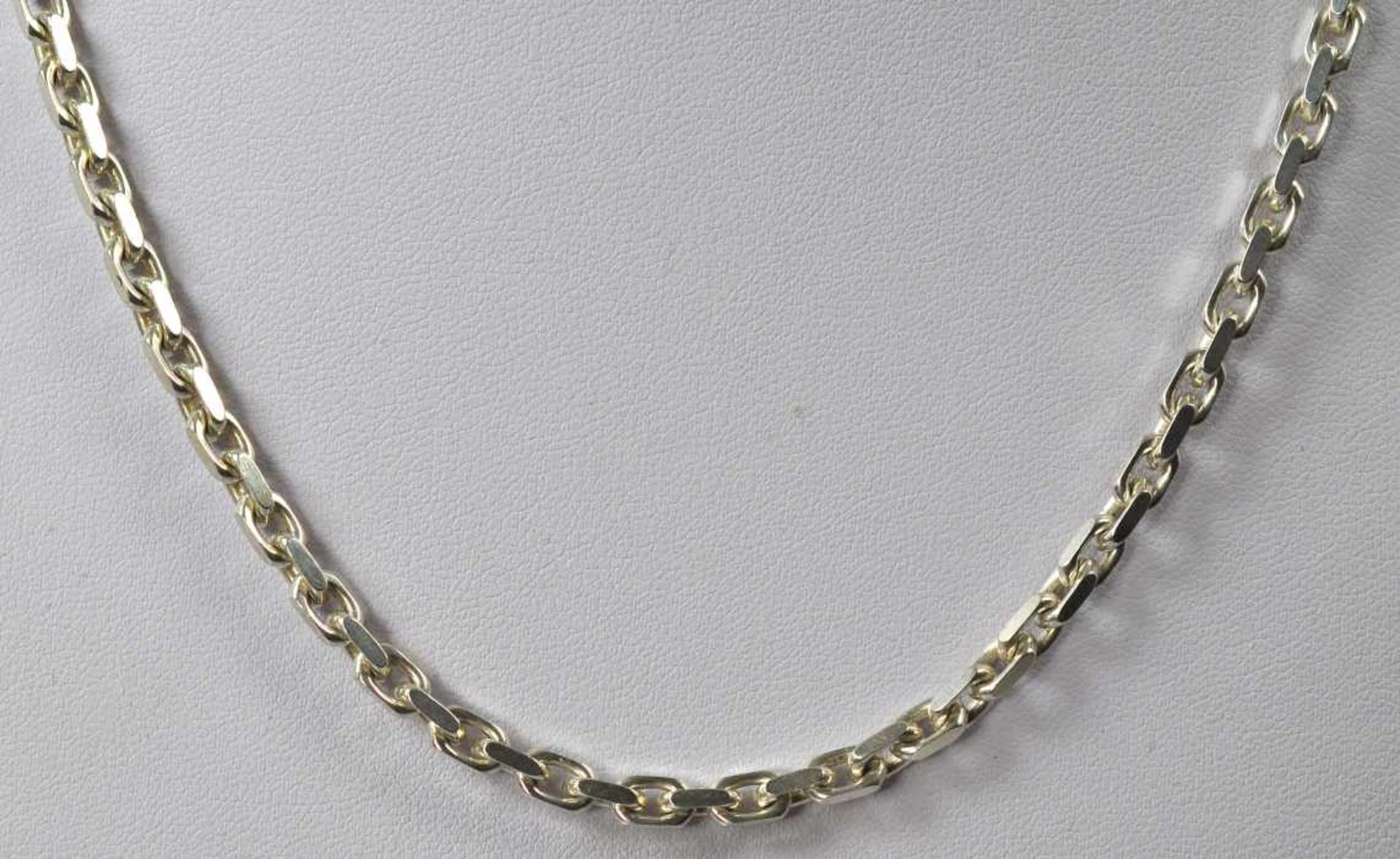 KETTE aus ovalen Gliedern in Sterlingsilber, 30,9g, L 50cm