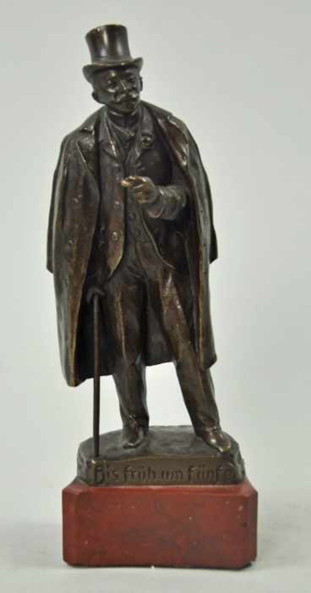 SCHMIDT-FELLING Julius Paul (1835 Berlin - 1920) "Bis früh um fünfe", Kavalier mit Mantel,