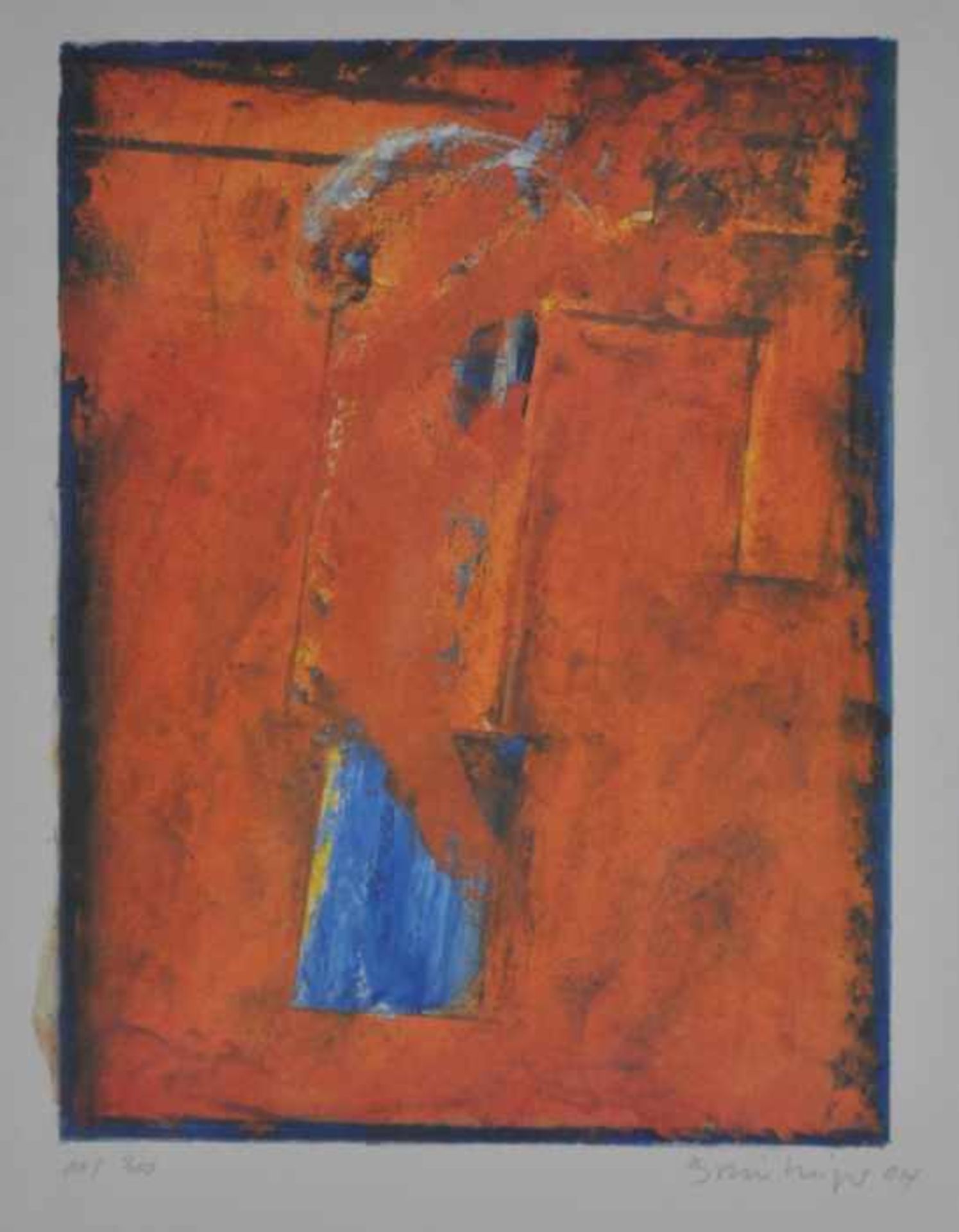 BREINLINGER Gerhard (1947 Konstanz) 2 Offsetlithographien, "Cimabue"(1994), Ex. 11/300, datiert u. - Bild 5 aus 5