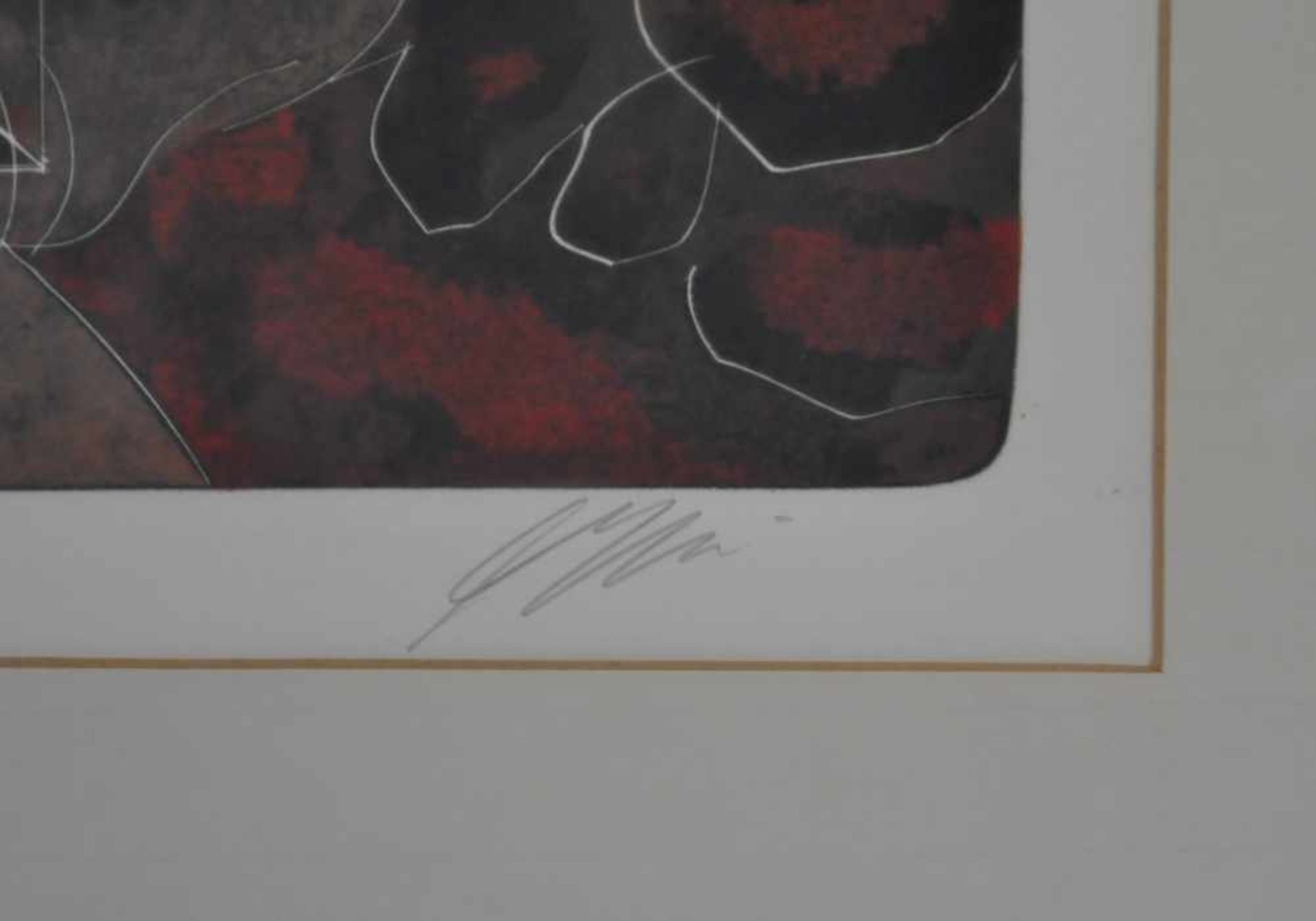 ERNI Hans(1909 - 2015 Luzern) "Die vier Elemente-die Erde", Farblithographie, rechts unten signiert, - Bild 3 aus 3