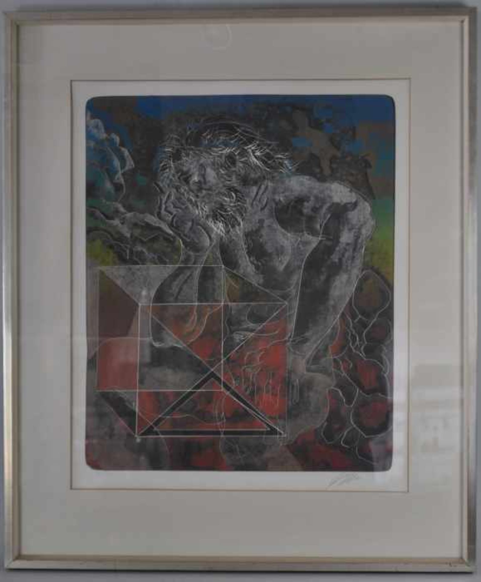 ERNI Hans(1909 - 2015 Luzern) "Die vier Elemente-die Erde", Farblithographie, rechts unten signiert, - Bild 2 aus 3