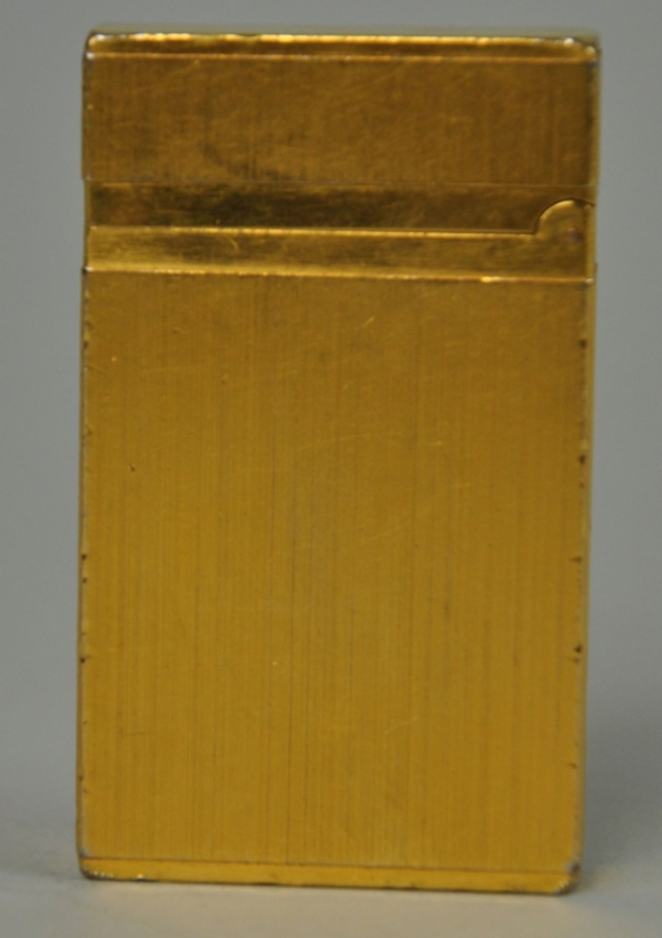 FEUERZUG Dupont, rechteckiges, vergoldetes Gehäuse, intakt - Bild 2 aus 2
