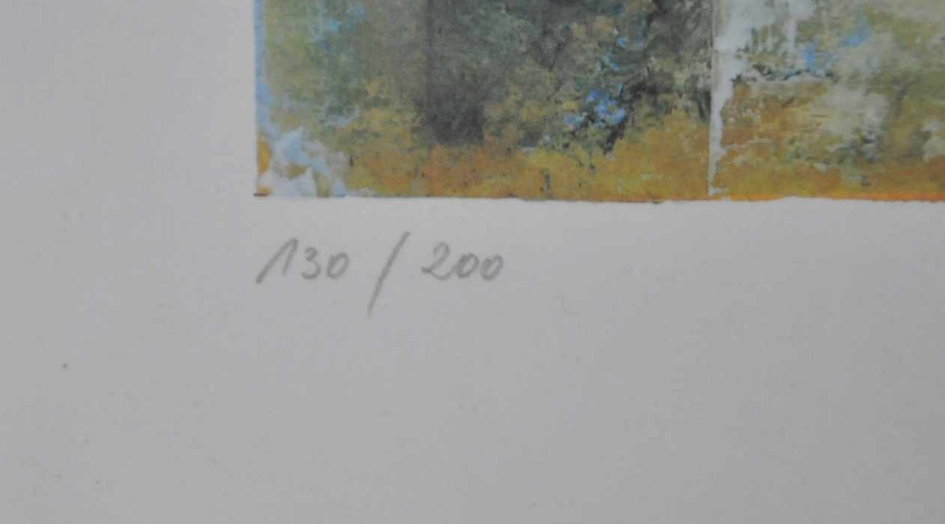 BREINLINGER Gerhard (1947 Konstanz) 2 Offsetlithographien, "Cimabue"(1994), Ex. 11/300, datiert u. - Bild 4 aus 5