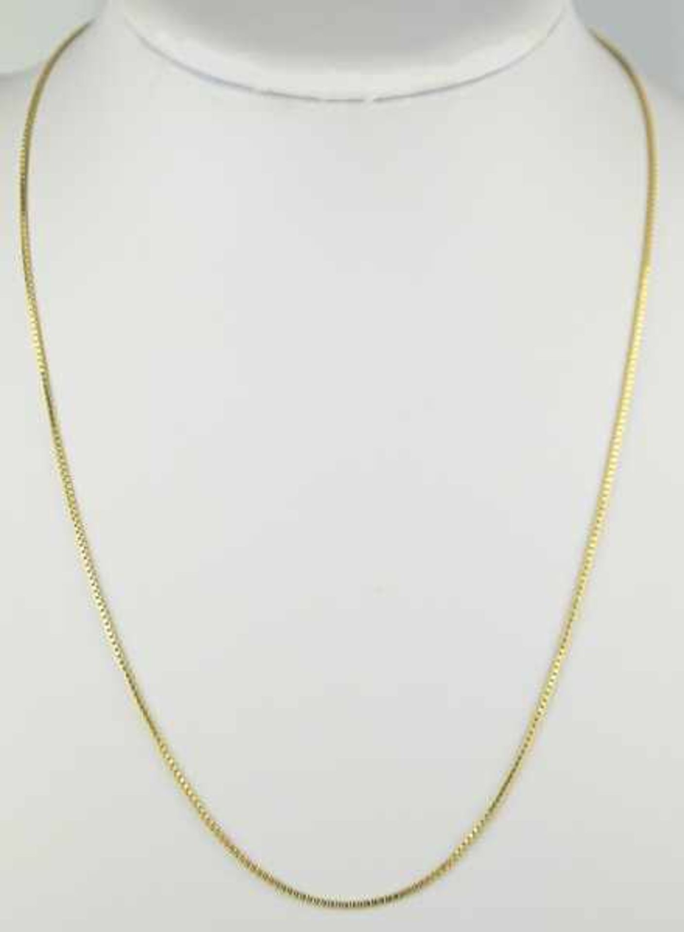 FEINE KETTE mit Ringverschluß, Gelbgold 14ct, 5,2g, L 54cm - Bild 2 aus 2