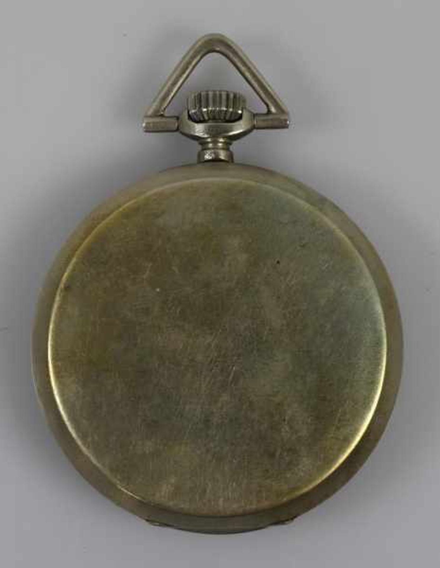 TASCHENUHR Ebel Chronometer, versilbertes Gehäuse mit silberfarbenem Zifferblatt, römischen Ziffern, - Bild 2 aus 3