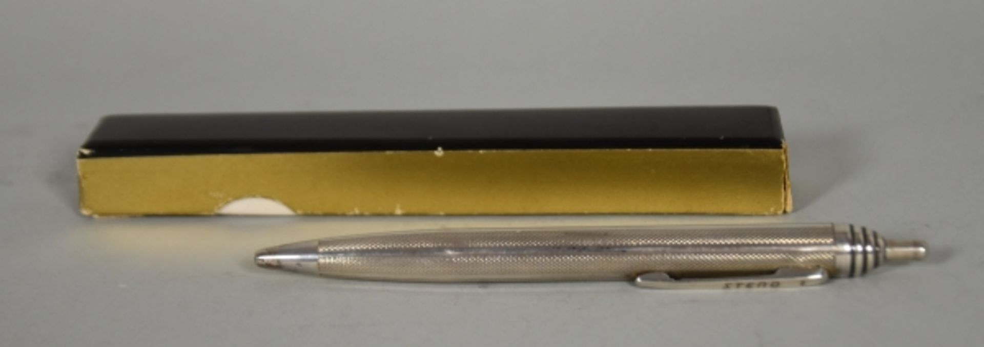 SCHREIB-SET verschieden, bestehend aus Füller mit Schildpatt-Design u. 14ct Goldfeder, anbei Steno- - Bild 4 aus 9