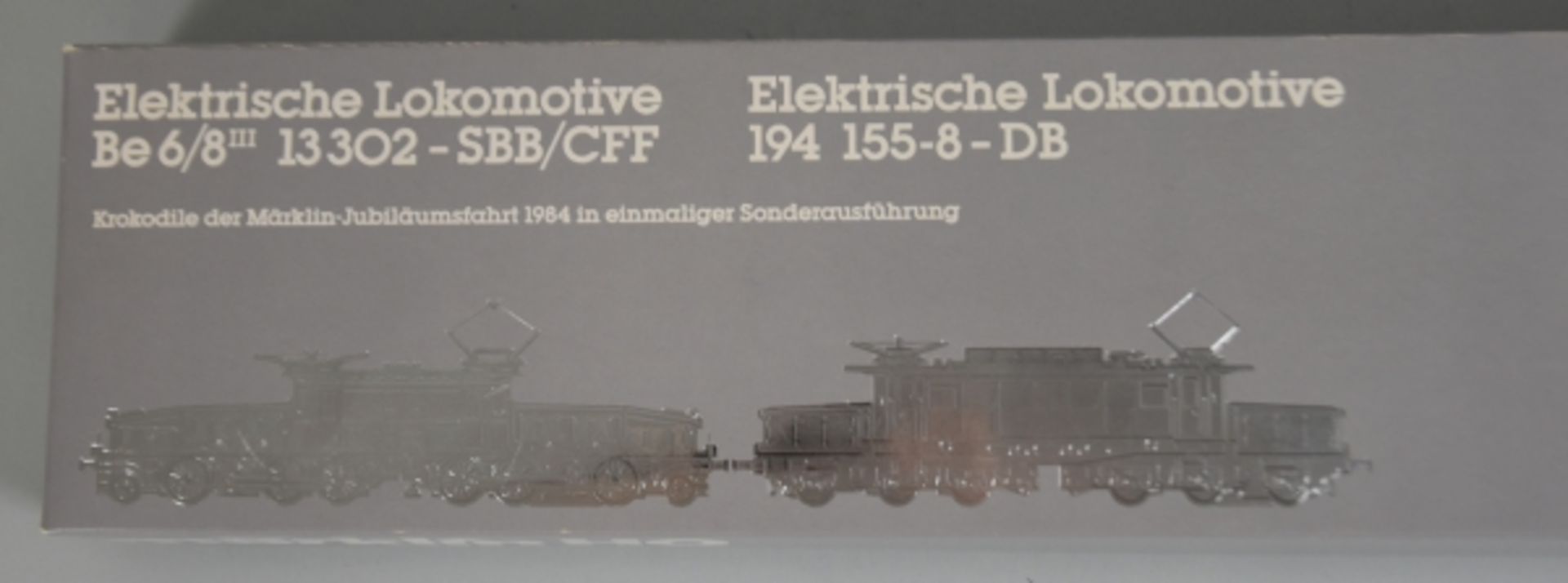 ELEKTRISCHE LOKS Doppelpackung, bestehend aus Märklin H0 3300 mit E-Lok der SBB, BN 133 02 und E-Lok - Bild 3 aus 3