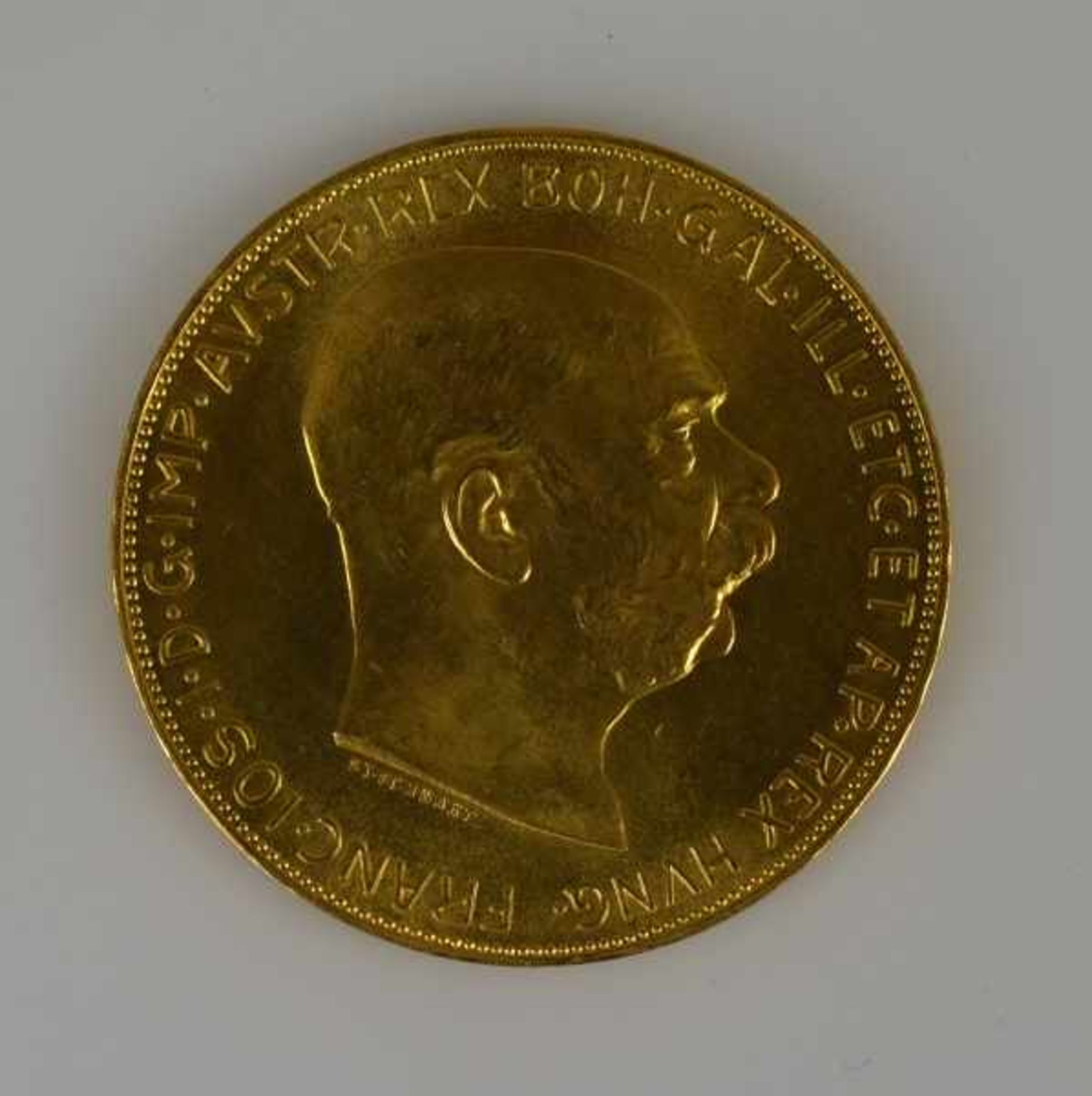 1 GOLDMÜNZE 100 Cor. (Kronenn) Österreich, Franz Josef III, 33,8g. - Bild 2 aus 2