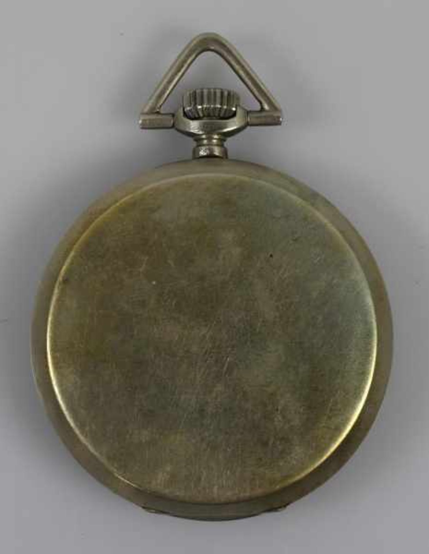 TASCHENUHR Ebel Chronometer, versilbertes Gehäuse mit silberfarbenem Zifferblatt, römischen Ziffern, - Bild 3 aus 3