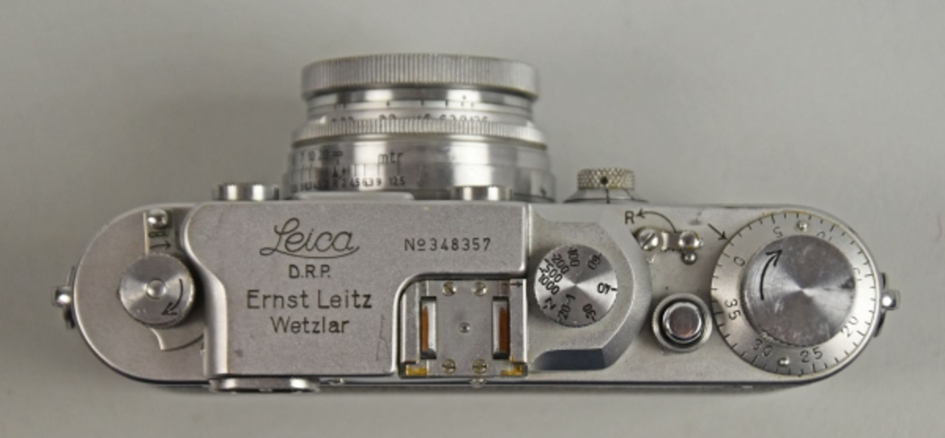 LEICA FOTOAPPARAT Typ IIIb, Nr.348357, BJ 1939/40, Objektiv Summitar, 1:2/50, O.Nr. 528043, BJ 1939, - Bild 3 aus 3