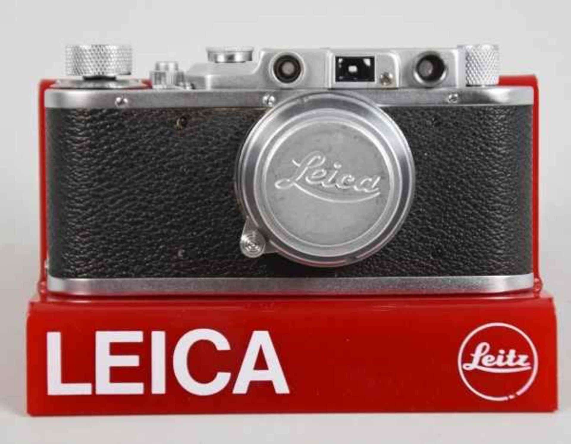 LEICA FOTOAPPARAT Typ II, Chrom, Nr.314113, BJ 1939, Objektiv Summar 1934, 1:2/ 50- Nr. 268261,