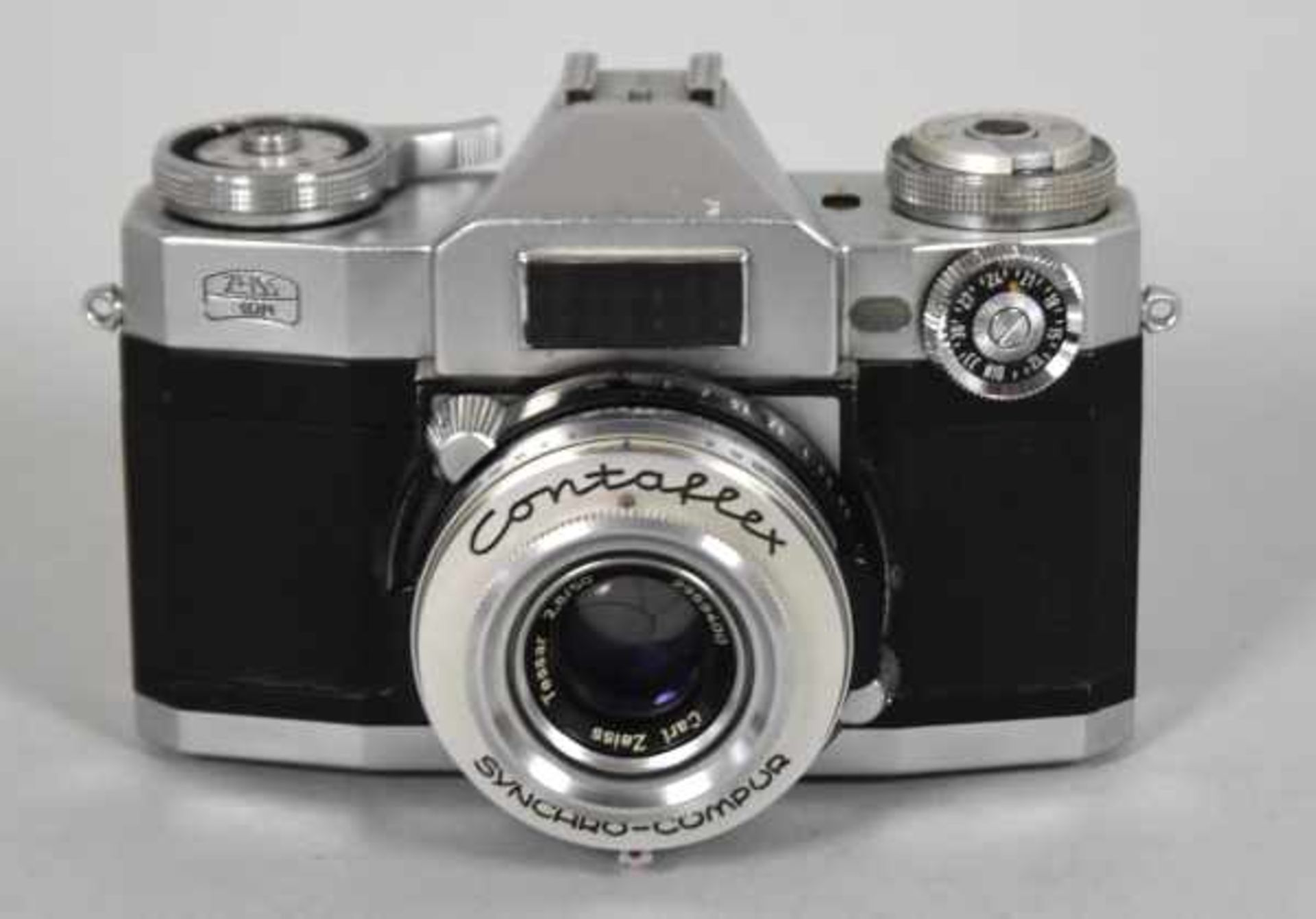ZEISS-IKON Konvolut aus 3 Fotoapparaten, Contaxflex Sup, Nr. X52487, Bj. ca. 1960, Objektiv - Bild 15 aus 19