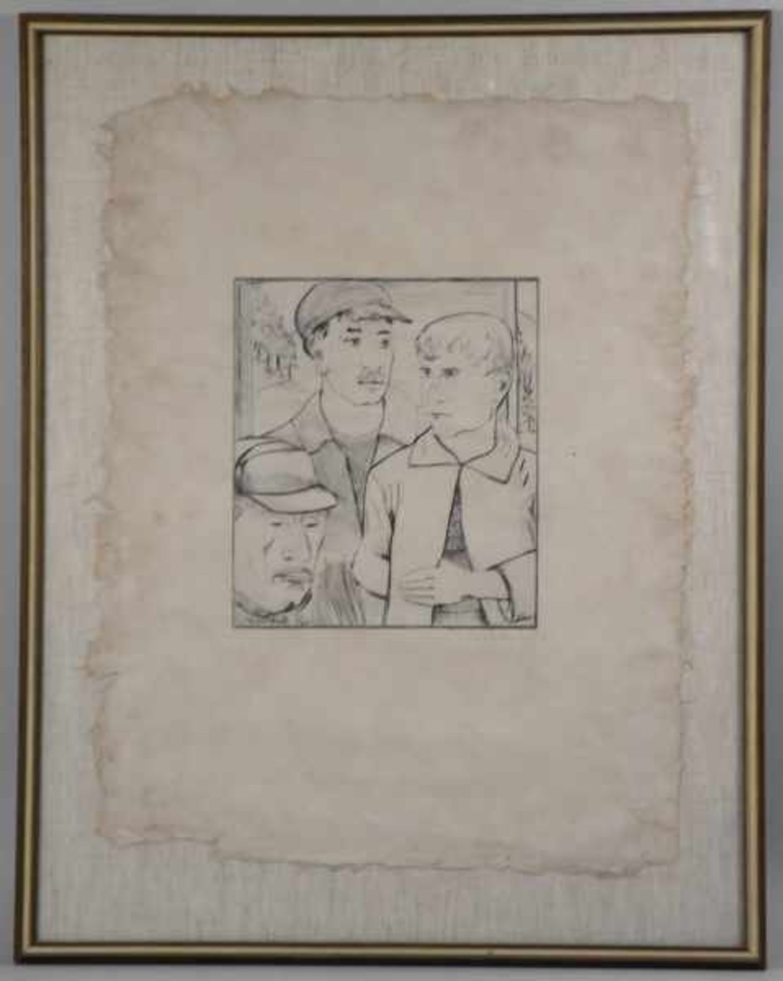 HECKEL Erich (1883 Döbeln - 1970 Radolfzell) "Junge Arbeiter", Lithographie, 1925, signiert u. - Bild 3 aus 5