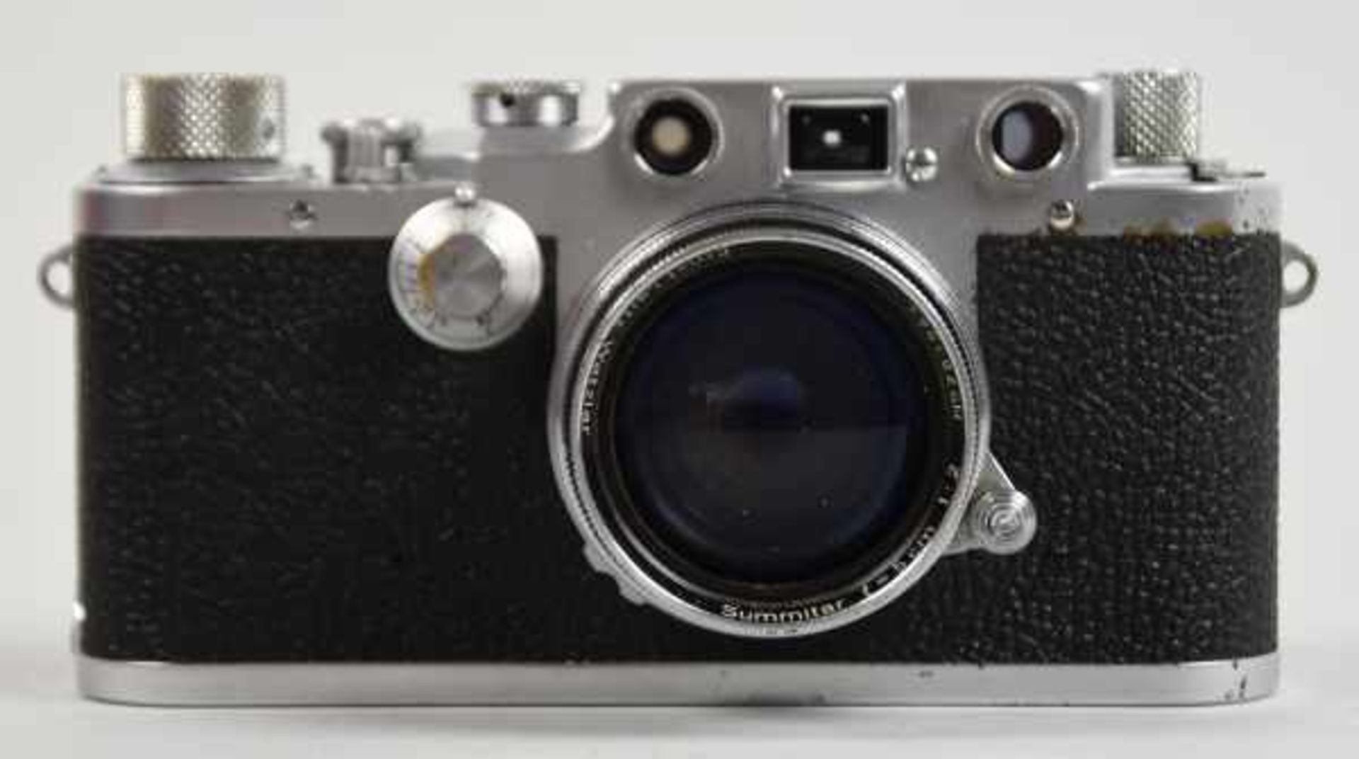 LEICA FOTOAPPARAT Typ IIIc, Chrom, Nr.511738, BJ 1950, Objektiv Summitar, 1:2/50, Objektiv Nr. - Bild 2 aus 4