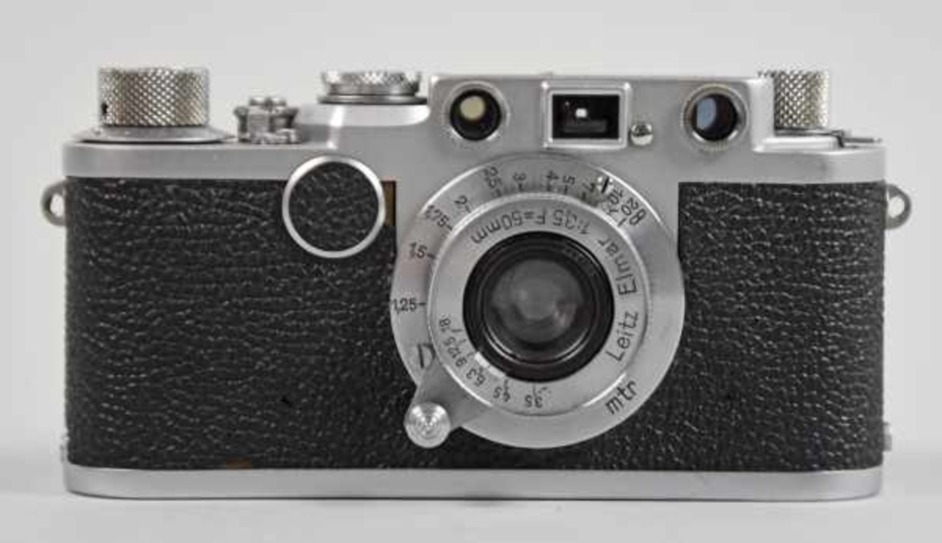 LEICA FOTOAPPARAT Typ IIf, Nr.677912, BJ 1954, Objektiv Elmar, 1:3,5/50, O.Nr. 201877, sehr guter