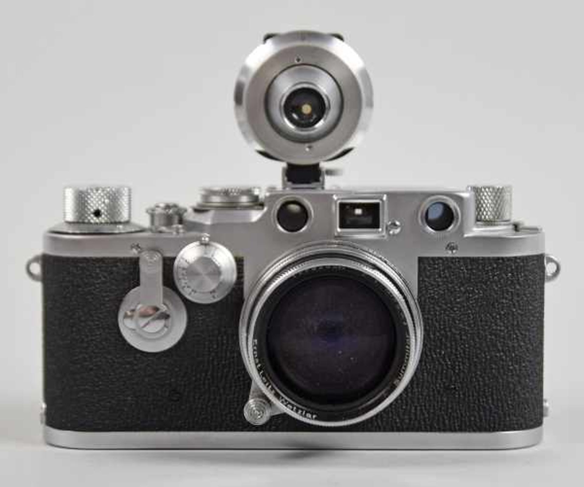 LEICA FOTOAPPARAT Typ IIIc, Nr.469940, BJ 1949, Objektiv Summitar, 1:2/50, O.Nr. 679441, 1949, - Bild 2 aus 4