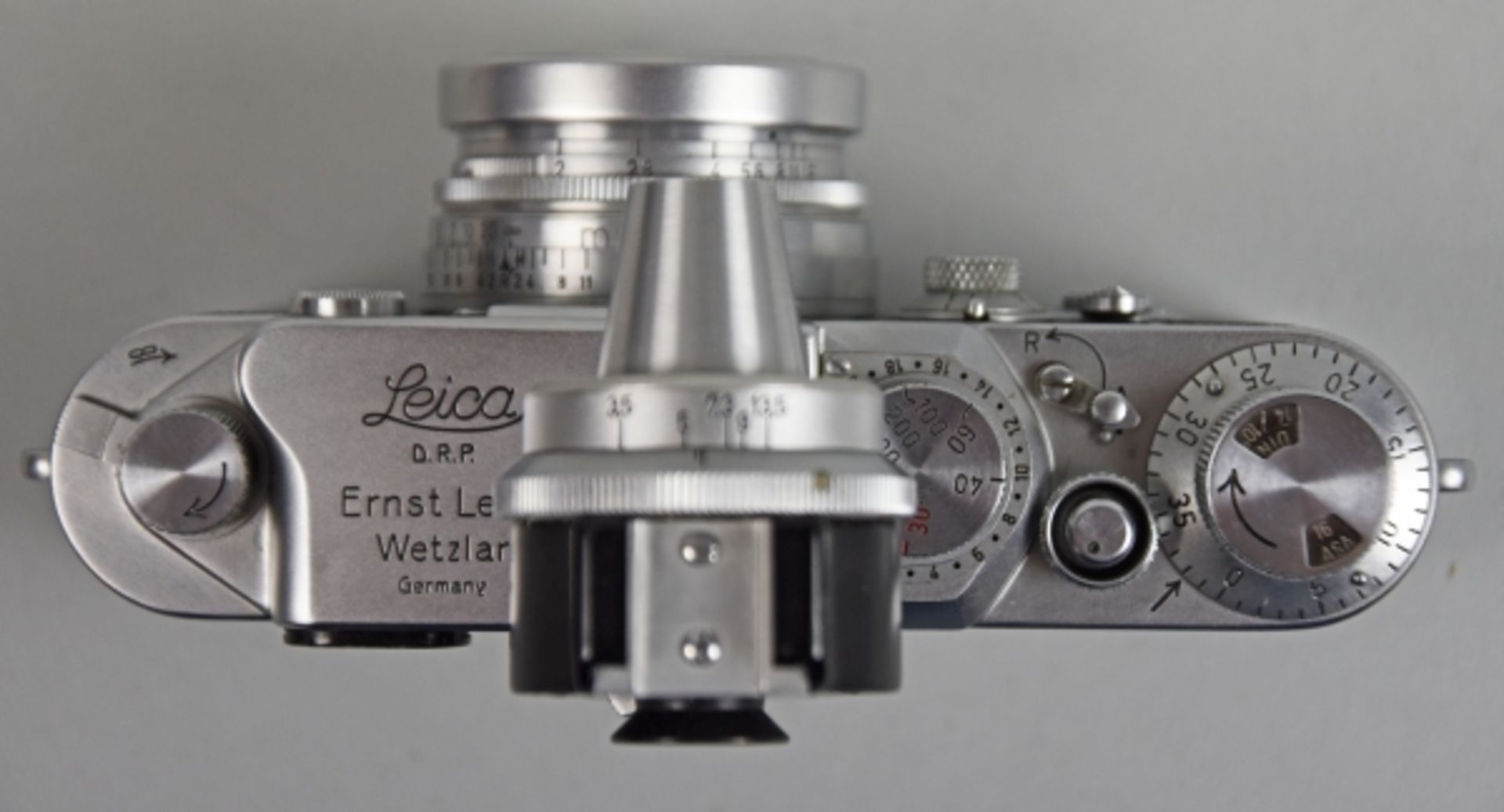 LEICA FOTOAPPARAT Typ IIIc, Nr.469940, BJ 1949, Objektiv Summitar, 1:2/50, O.Nr. 679441, 1949, - Bild 3 aus 4