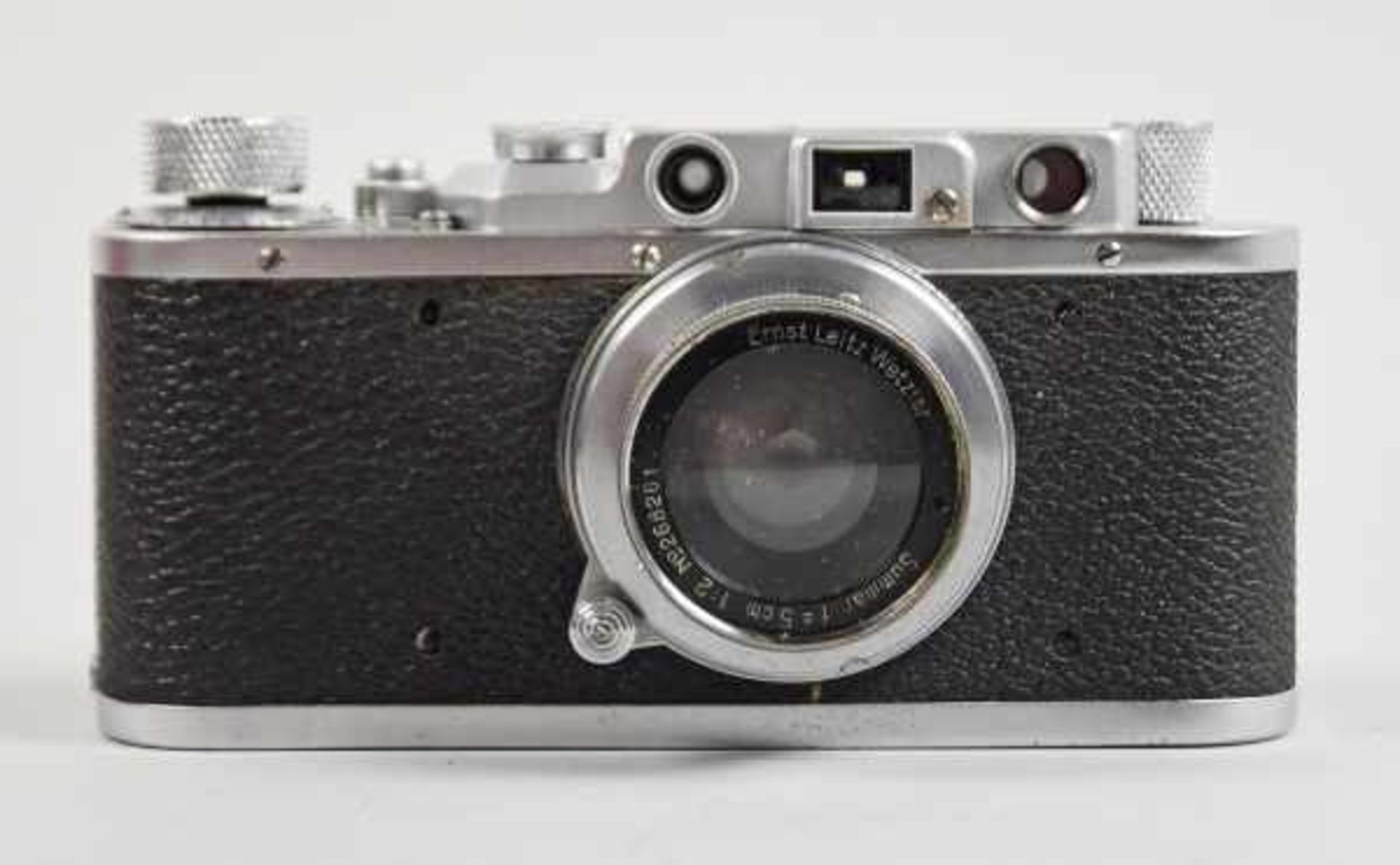 LEICA FOTOAPPARAT Typ II, Chrom, Nr.314113, BJ 1939, Objektiv Summar 1934, 1:2/ 50- Nr. 268261, - Bild 2 aus 4