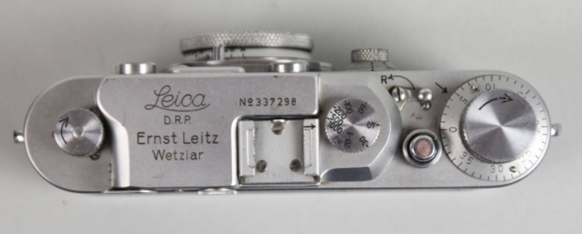 LEICA FOTOAPPARAT Typ IIIa, Chrom, Nr.337298, BJ 1939, Objektiv Elmar, 1:3,5/50, sehr guter Zustand, - Bild 3 aus 4