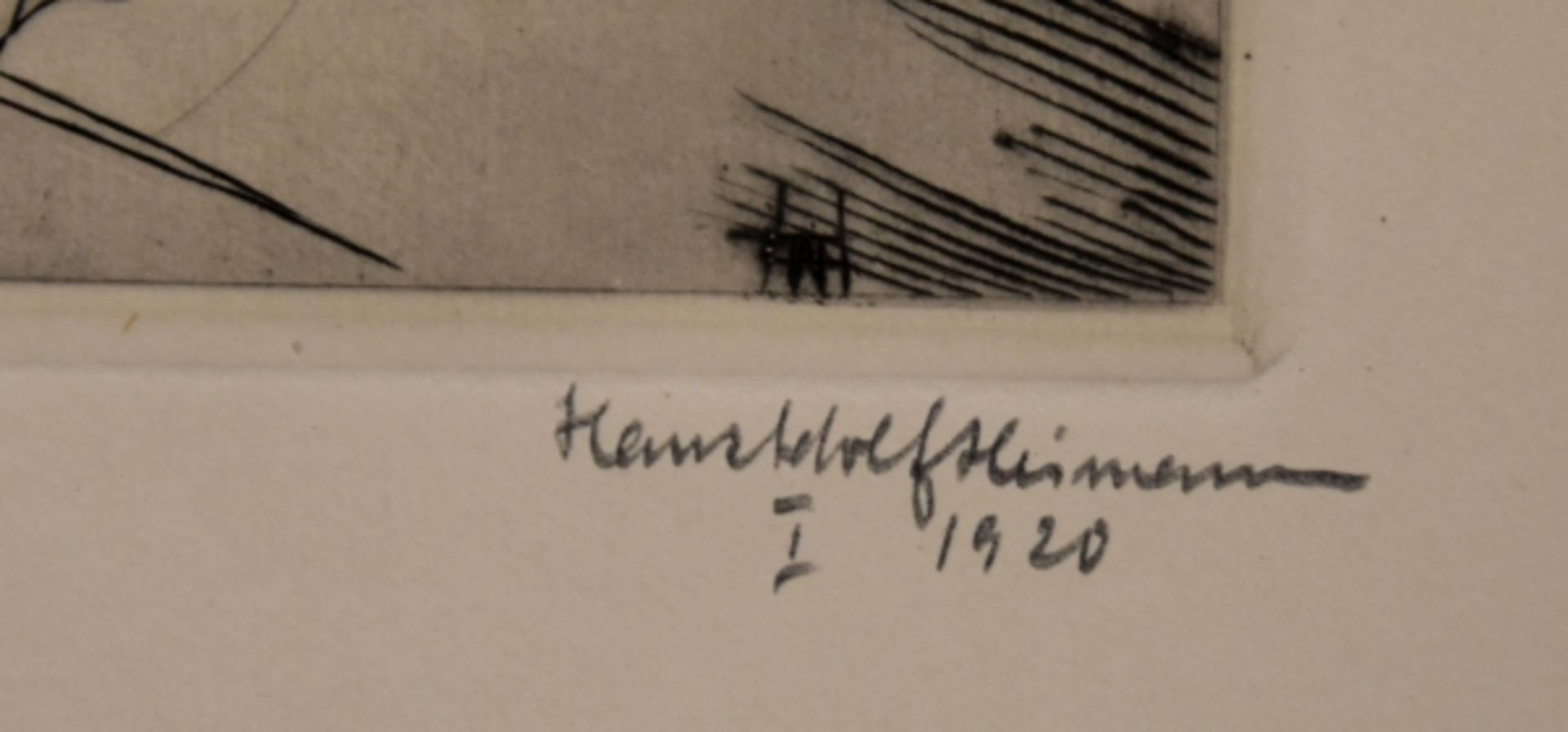 HEIMANN Hans Adolf (1882 - c.1955) "Erotische Akrobatik", lithographiertes Titelblatt und 9 lose - Image 6 of 6