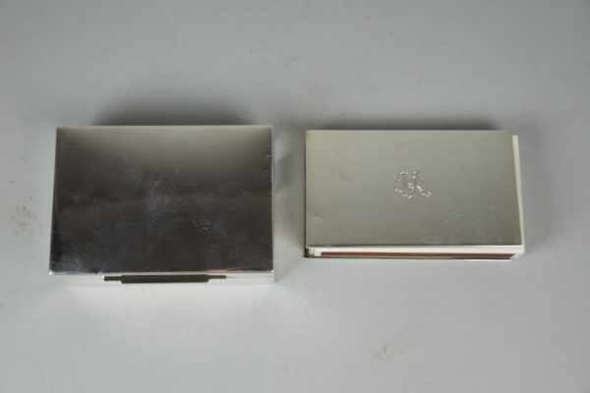 SCHATULLE rechteckig, Silber 800, mit Sandelholzauskleidung, 3,5x11x8gr, min. best., dabei - Bild 3 aus 3