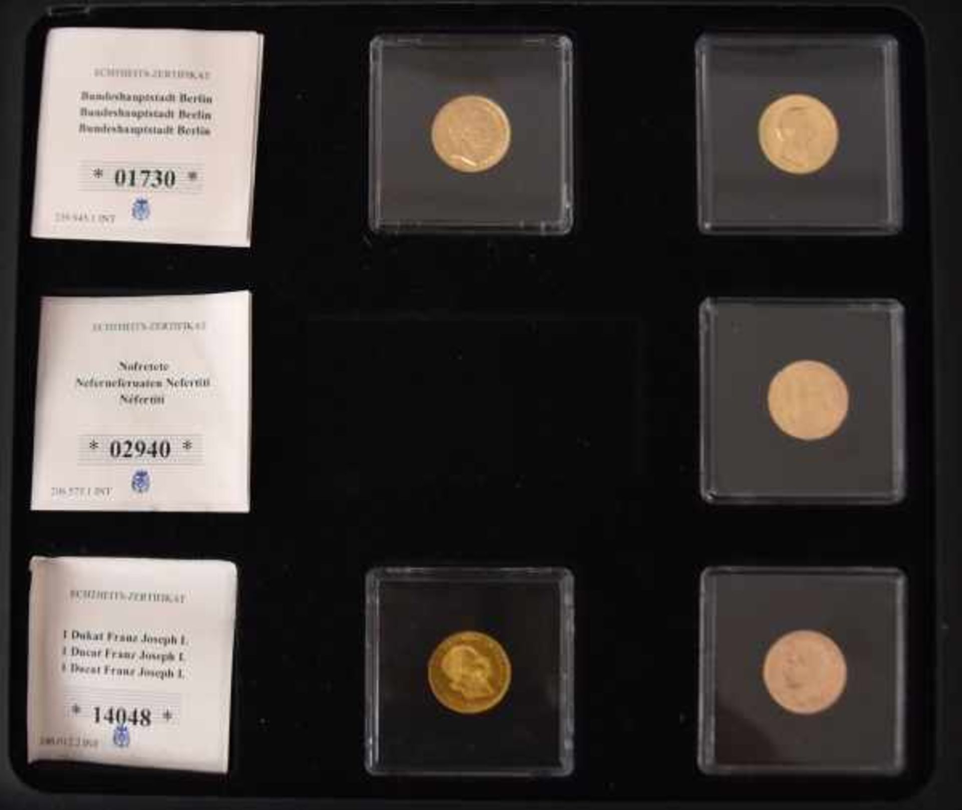 5 GOLDMÜNZEN Kaiserreich, Neuprägung, je 10 Goldmark (5 aus einem Set), Gold 900/1000, je 3,98gr, - Bild 2 aus 4