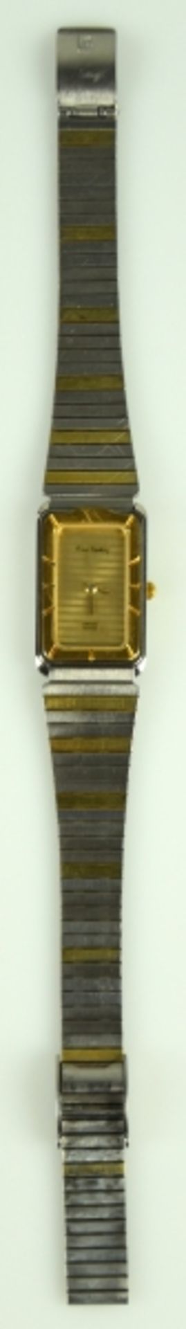 DAMENARMBANDUHR Pierre Cardin, Chromachron, Quarz, Schweiz, bicolor, rechteckiges Stahlgehäuse mit - Image 2 of 2