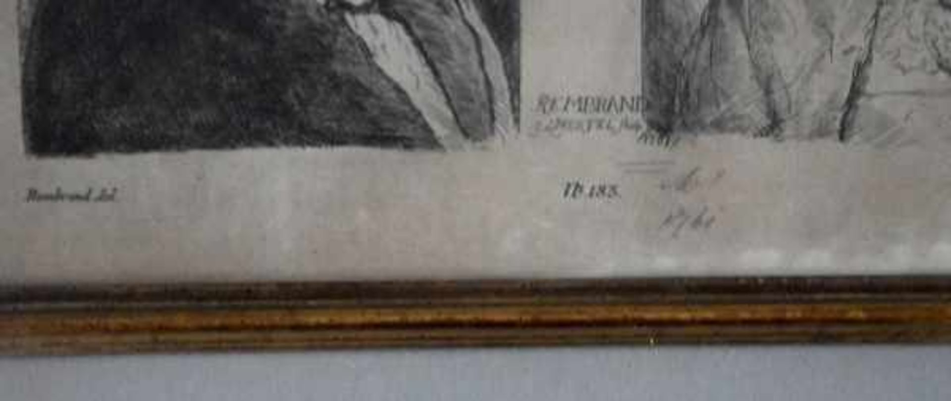HERTEL Georg Johannes(18.Jh.) "Rembrand(t)", Kopie nach Rembrandt mit zwei Ansichten, No 183, - Bild 3 aus 3