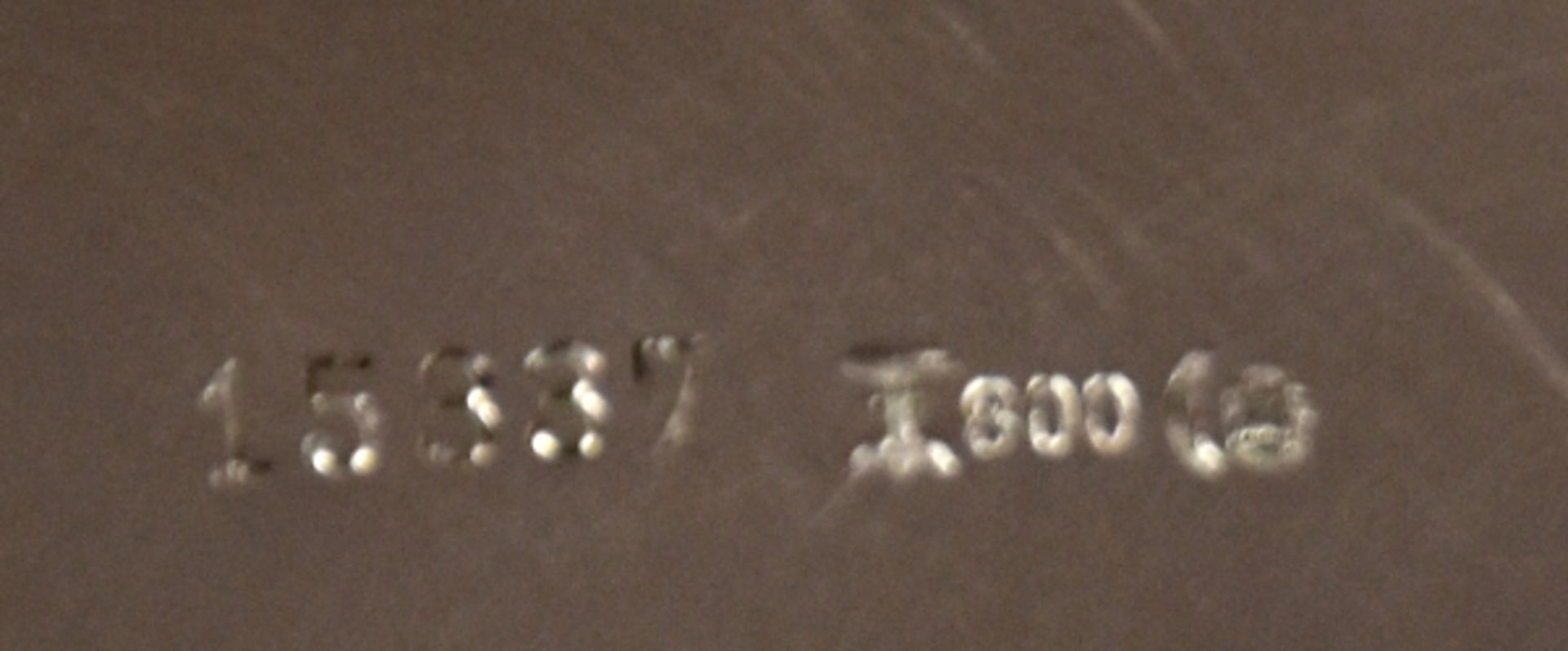 ZWEI SCHALEN eine rund mit geschwungenen Rändern, Silber 800, Koch u. Bergfeld, No. 15337, 1888/ - Bild 2 aus 2