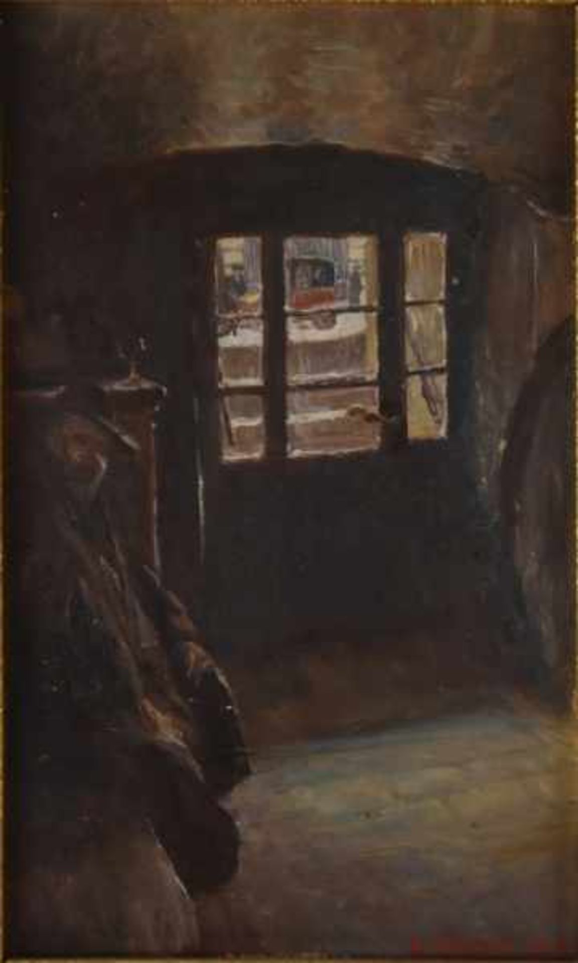 HOEHN Louis (19./20. Jh), zwei Gemälde: "Lutter u. Wegner Blick vom hinteren Keller zum