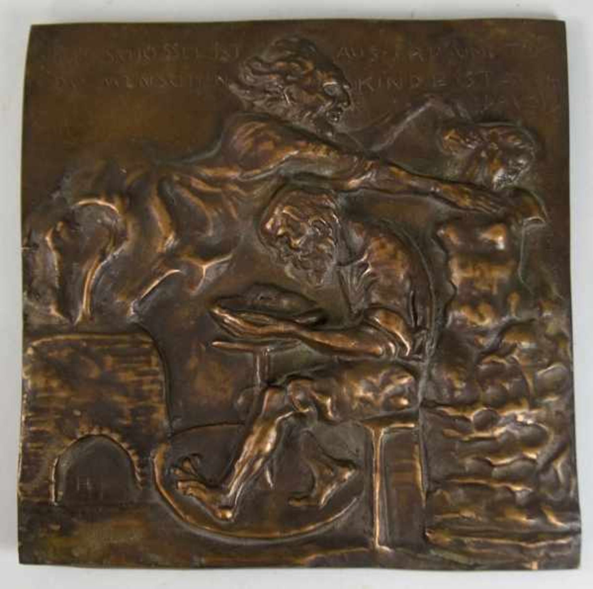 THORAK Josef (1889 Salzburg - 1952 Bad Endorf) "Töpfer", Bronzerelief mit Inschrift, signiert "TH"