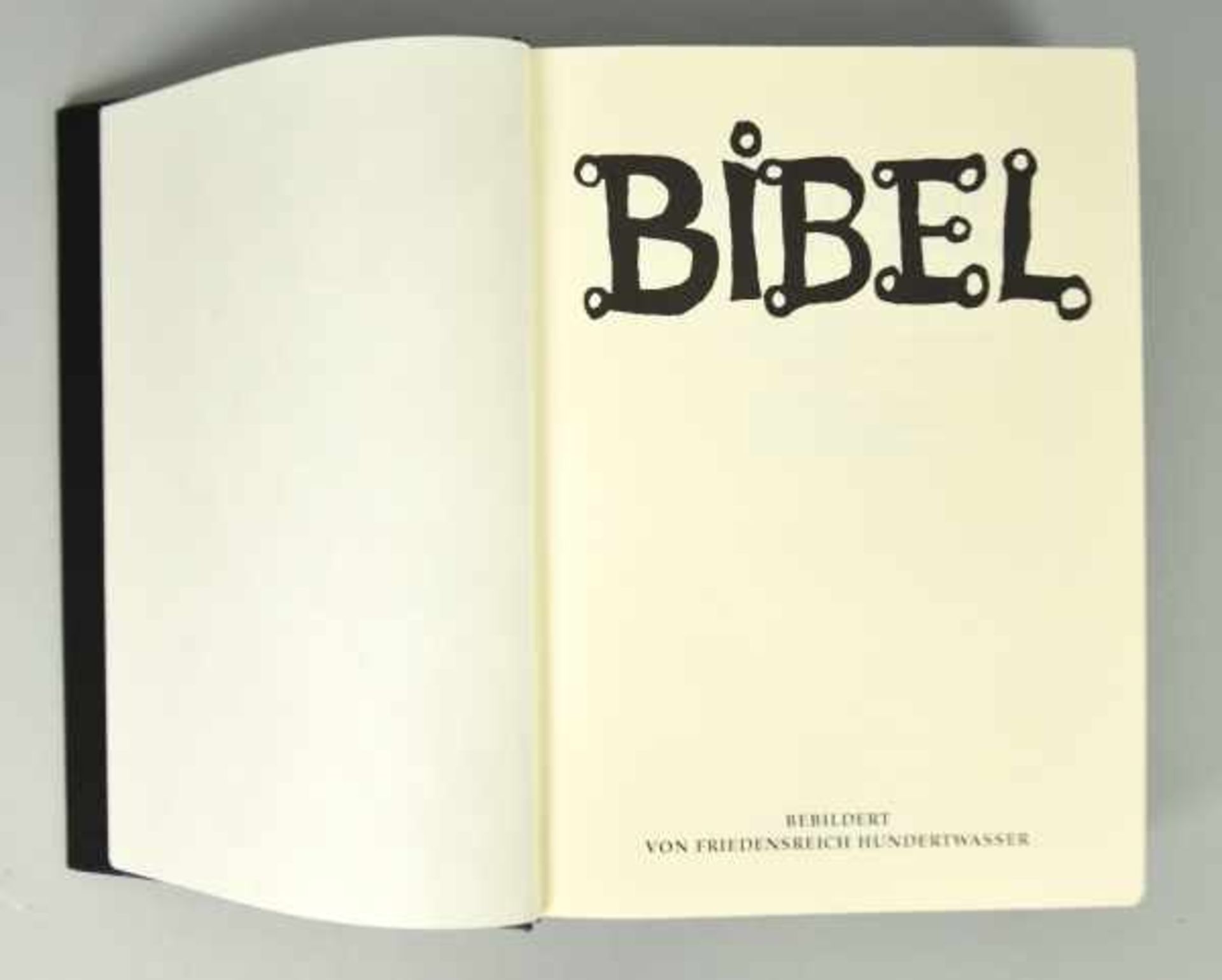 HUNDERTWASSER Friedensreich "Bibel ", Hamp/ Stenzel/ Kürzinger (Herausgeber). Bebildert von - Image 3 of 5