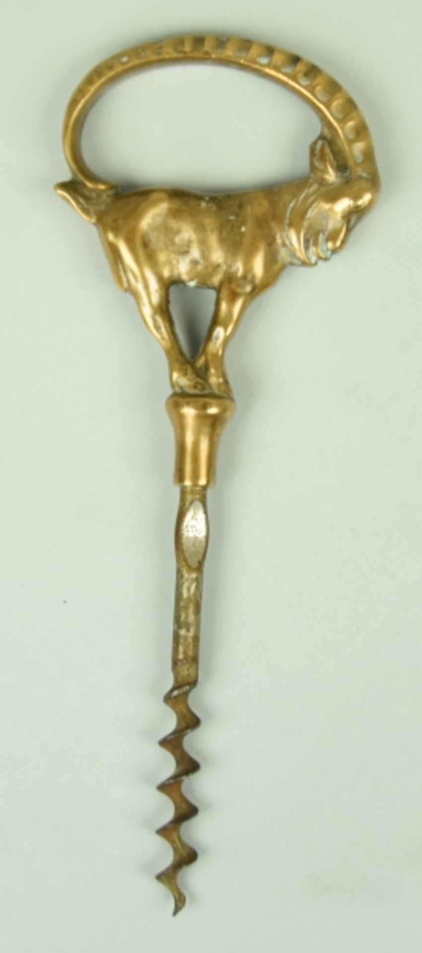 KORKENZIEHER "Steinbock", Bronze, um 1920- - -23.00 % buyer's premium on the hammer price, VAT