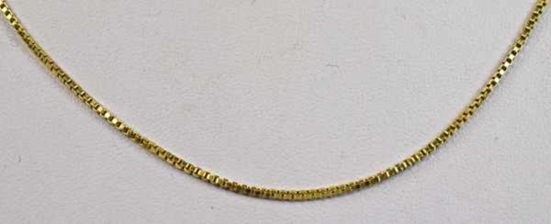 FEINE KETTE Milanesemuster mit Ringverschluß, Gelbgold 14ct, 5,2g, L 50cm- - -23.00 % buyer's