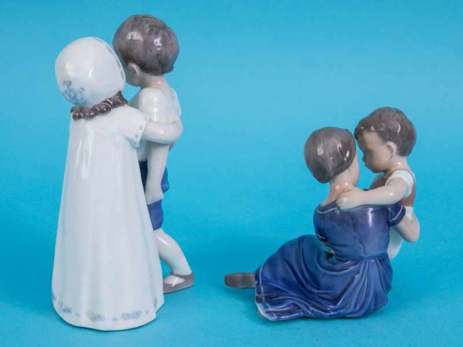 2 Kinderfigurengruppen "Bruder und Schwester" + "Verschmähte Liebe", Entw. Ingeborg Plockross- - Bild 3 aus 8