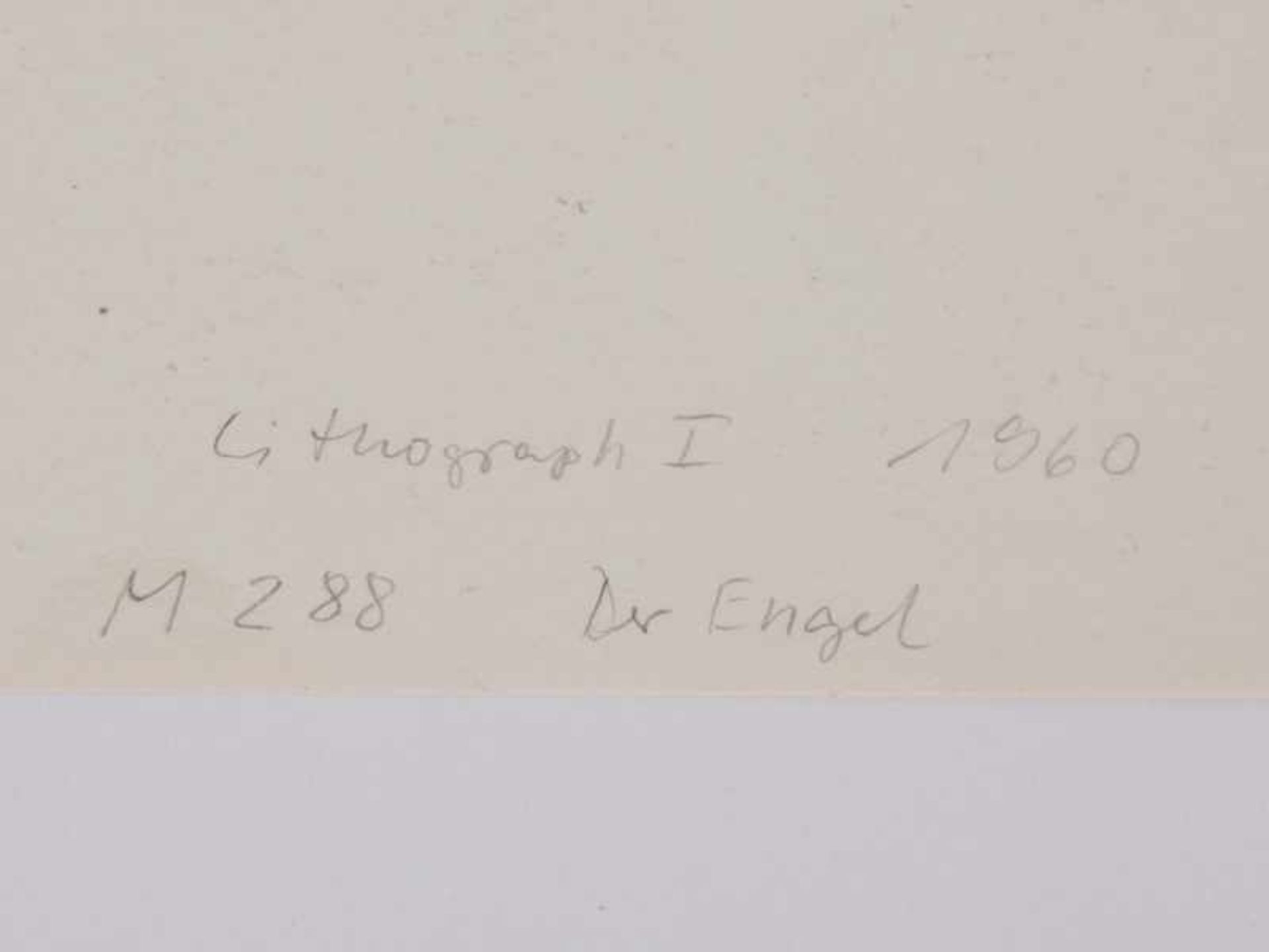 Chagall, Marc (1887 - 1985). Farblithographie, "Der Engel", unsigniert; Verlegt bei André Sauret, - Image 3 of 5