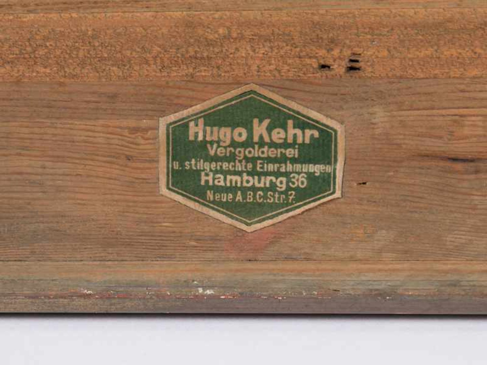 Bögel, Oskar (1871 - 1964). Öl auf Karton, "Hamburger Hafen mit diversen verschiedenen Schiffen, - Bild 7 aus 7