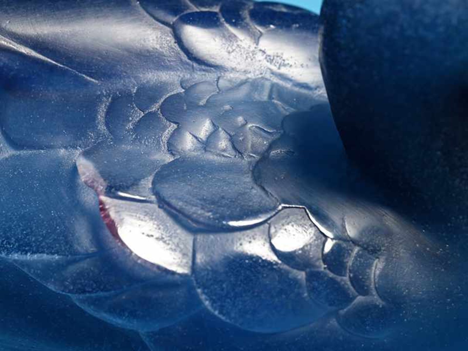 Figürliche Deckeldose in Form einer großen Stockente, Daum, Nancy/Frankreich, 20. Jh. Farbloses - Bild 8 aus 11