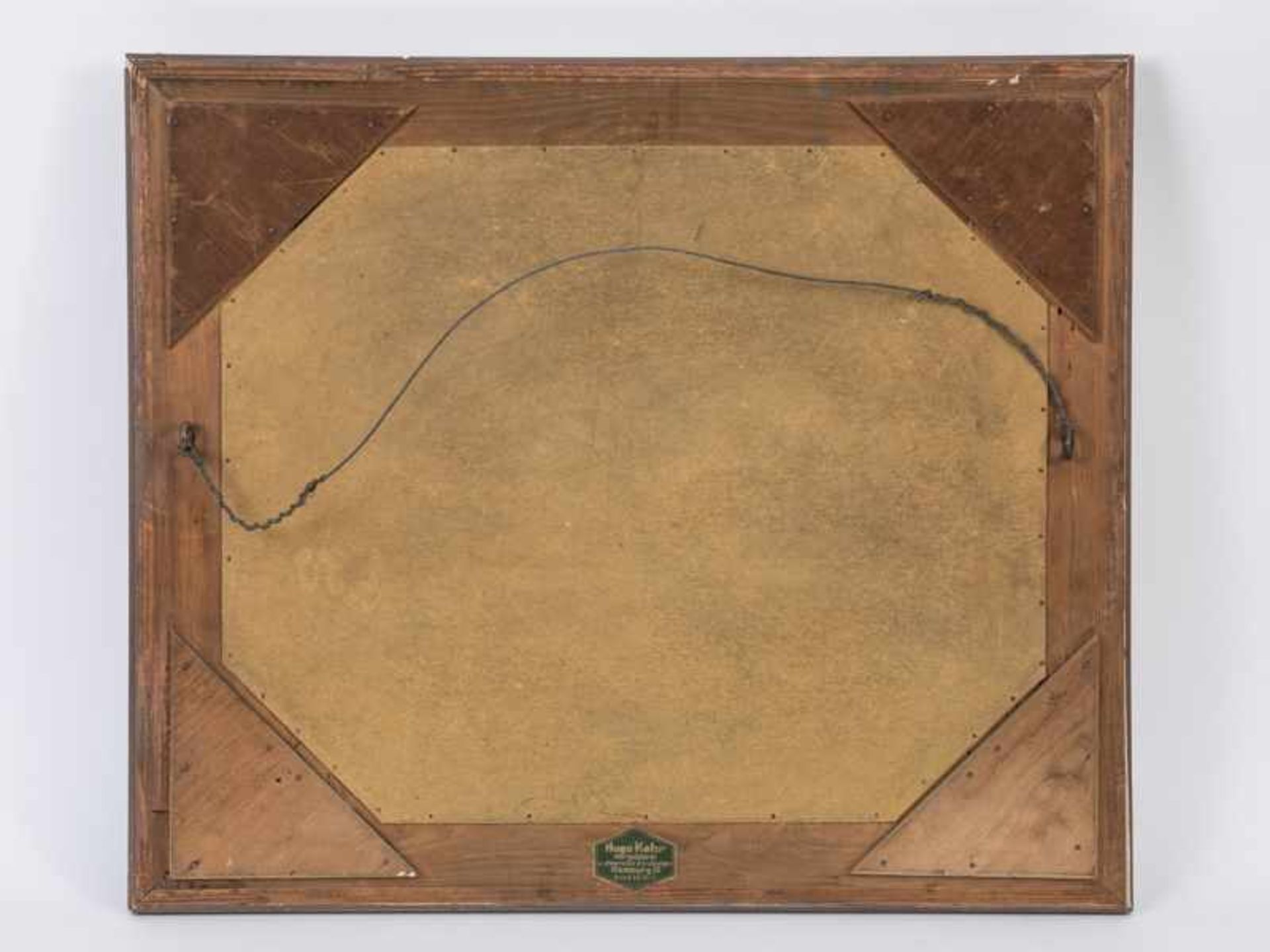 Bögel, Oskar (1871 - 1964). Mischtechnik auf Papier/Pappe (?), "4 Fischkutter in ruhigem - Bild 4 aus 4