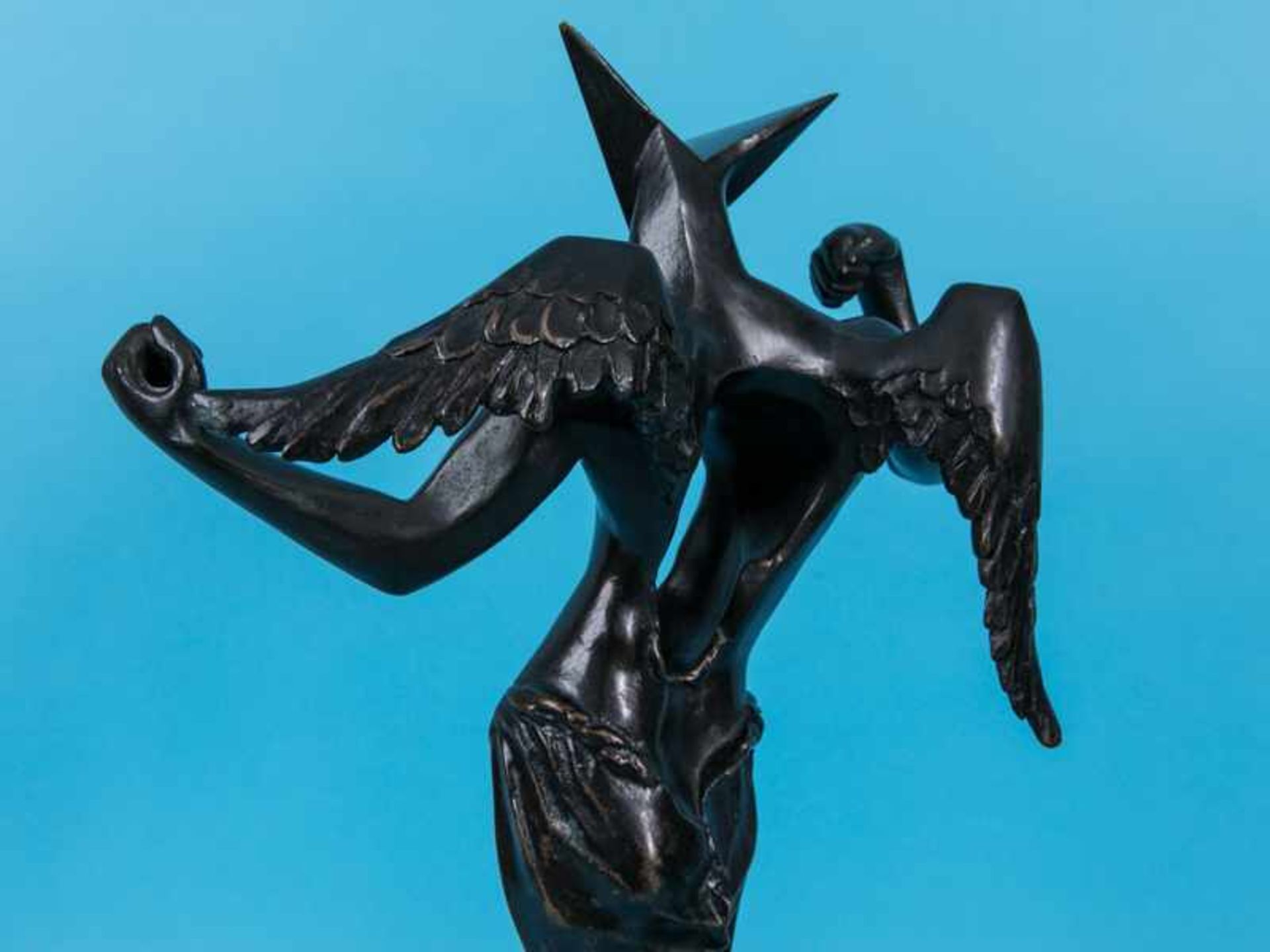 Dalí, Salvator (1904-1989) Bronzeskulptur "The Surrealistic Angel" mit beiliegendem Echtheits- - Bild 7 aus 12