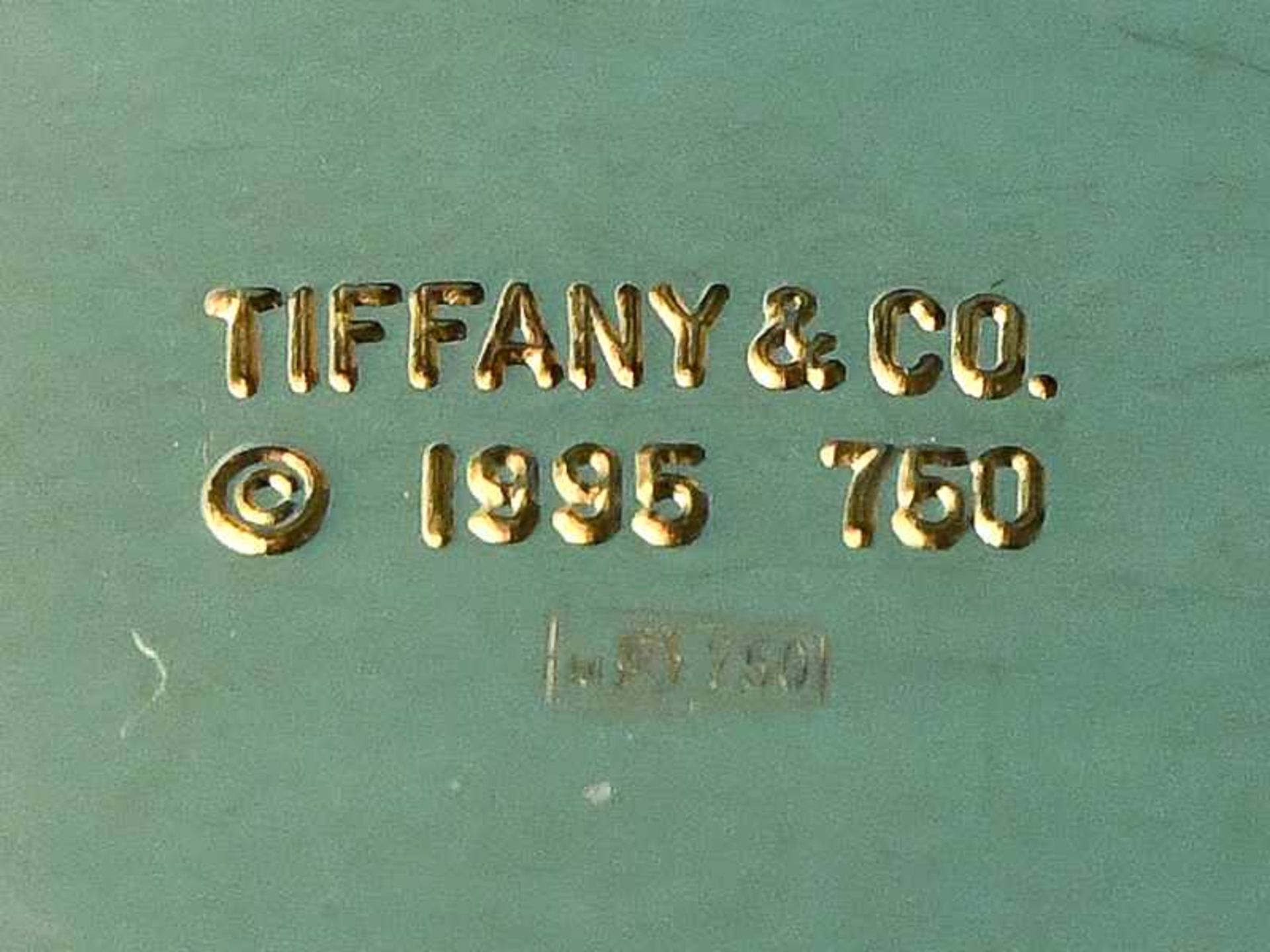 Geldscheinklammer, Tiffany & Co, New York, 1995 750/- Gelbgold. Gesamtgewicht ca. 29,9 g. Breite - Bild 2 aus 3