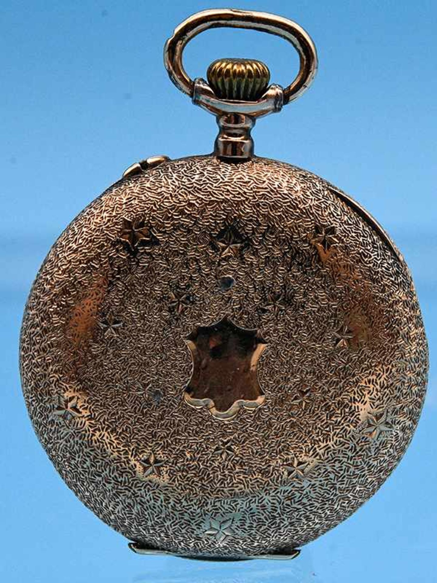 Damentaschenuhr, um 1900 585/- Roségold. Gesamtgewicht ca. 22,5 g. Sprungdeckel Doublé. Weißes - Image 2 of 3