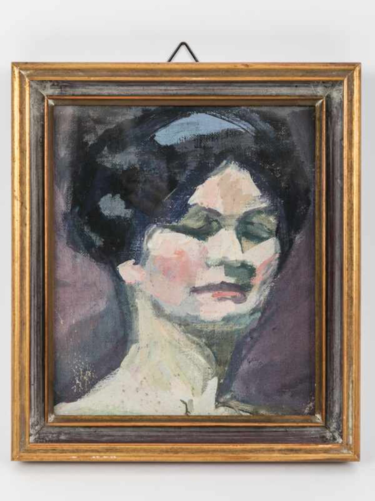 Spielberg, Hertha (1890 - 1977) zugeschrieben. Öl auf Leinwand (Ausschnitt); "Portrait einer